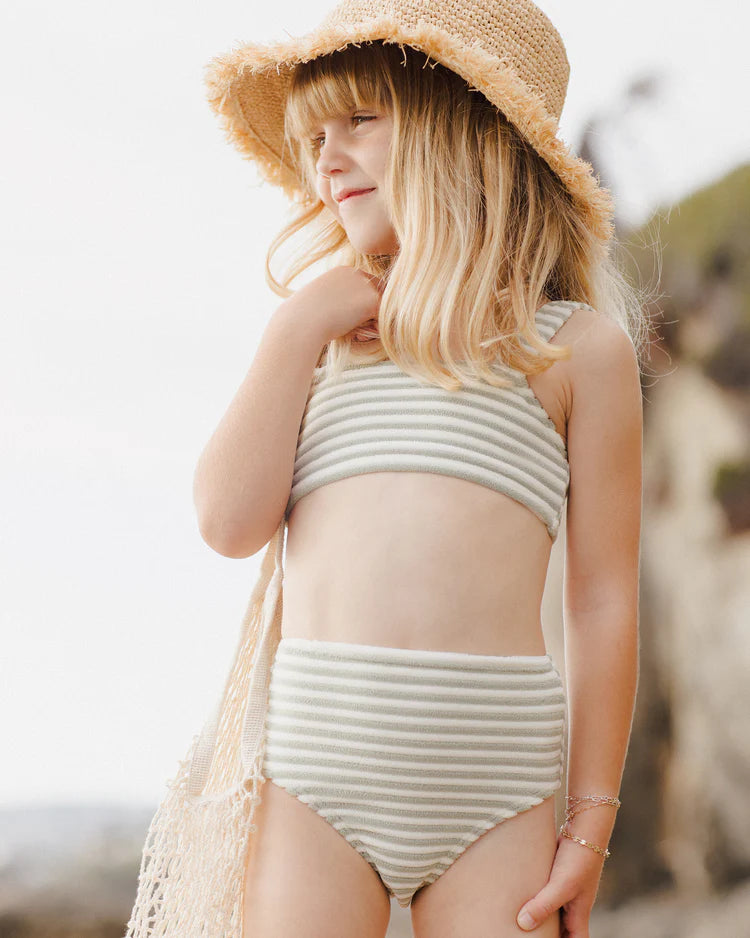 Brently Bikini | Sage Stripe | Rylee & Cru