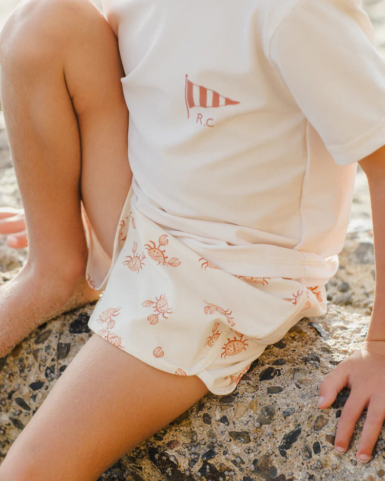 Short Sleeve Rashguard | Natural | Rylee & Cru