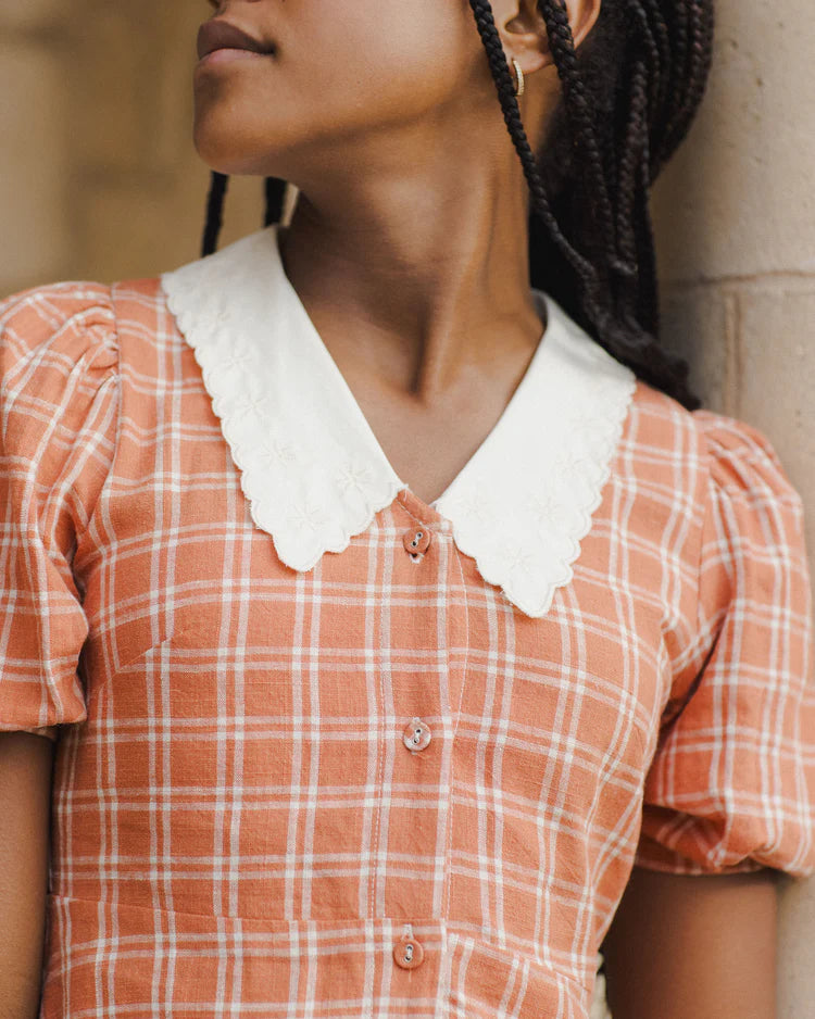 Del Mar Dress | Poppy Check | Rylee & Cru