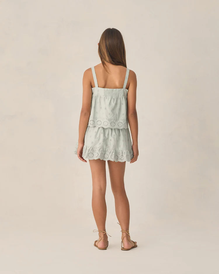 Teen Eyelet Swing Top | Seafoam | Rylee & Cru