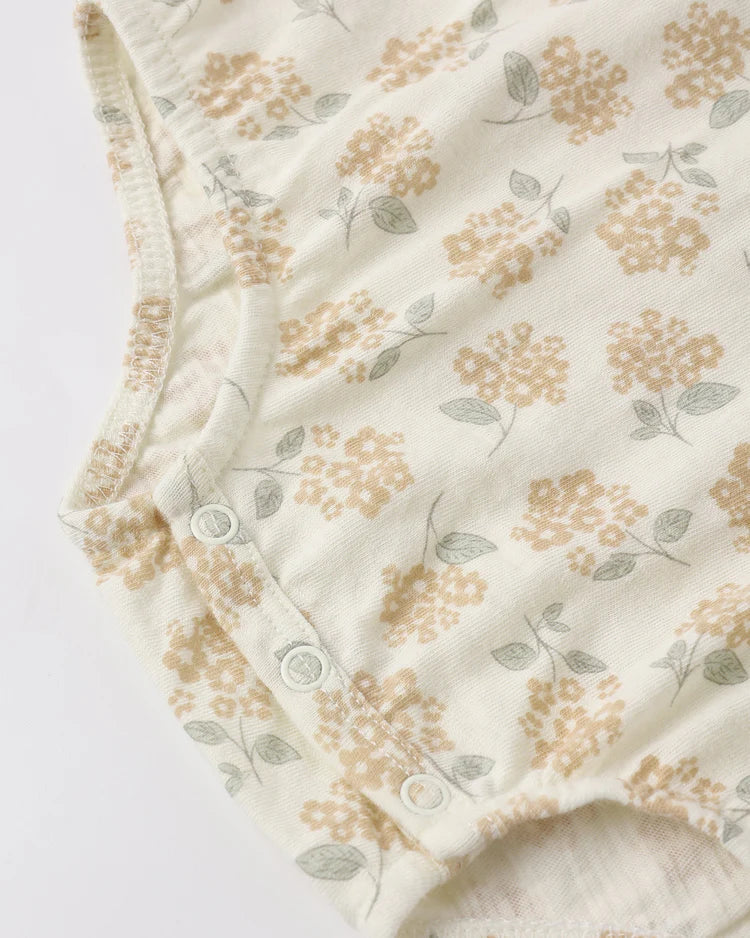 Bubble Onesie | Yellow Ditsy | Rylee & Cru