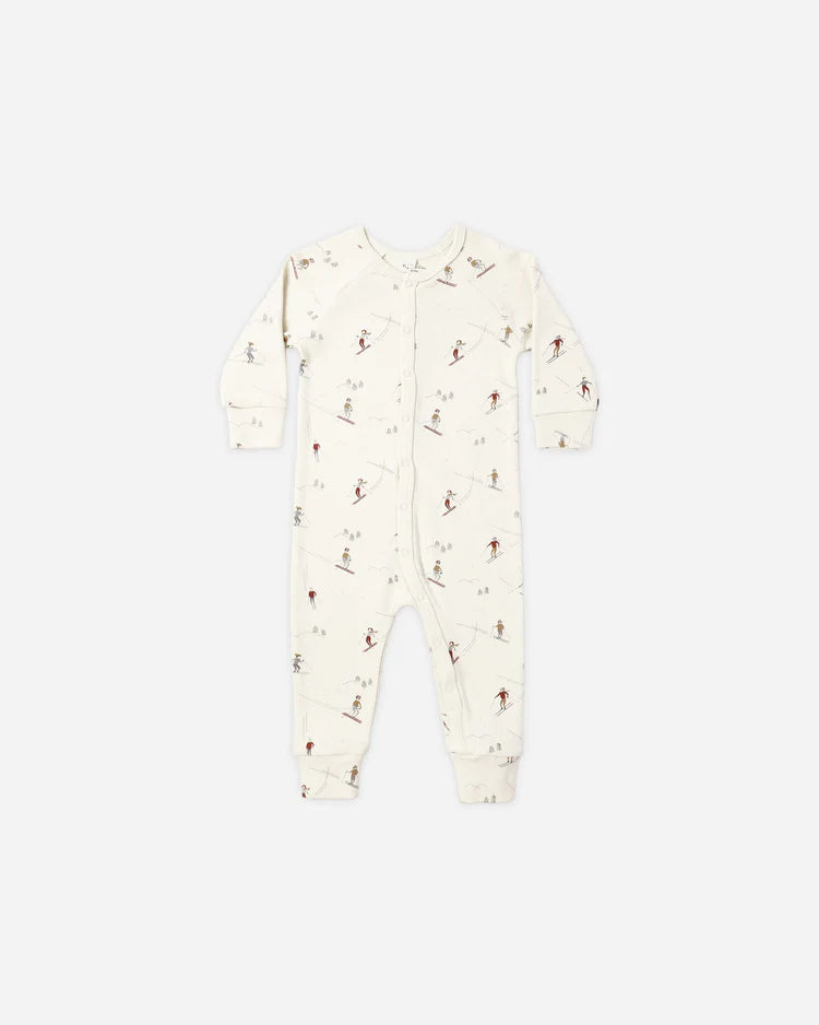 Organic Long John Pajamas | Skiers | Rylee & Cru