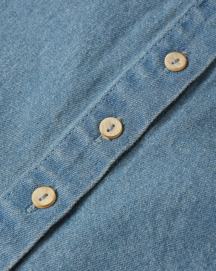 Aaron Top | Washed Blue | Rylee & Cru