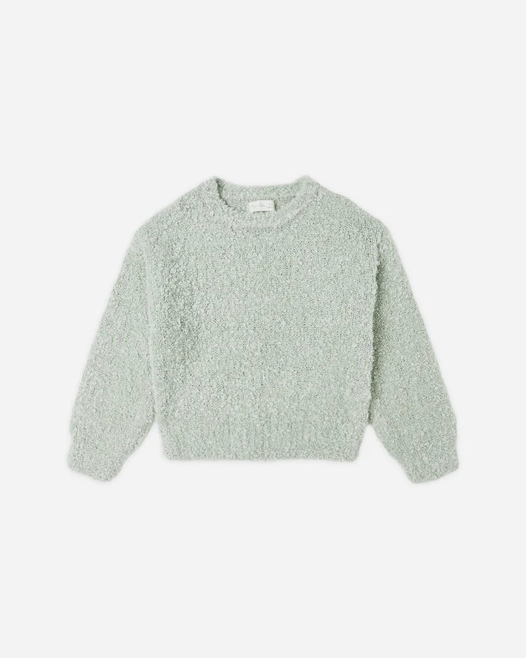 Aspen Sweater | Pistachio Boucle | Rylee & Cru
