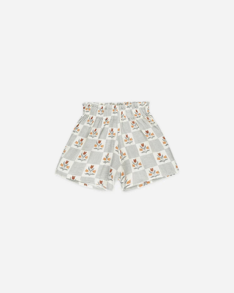 Remi Shorts | Garden Grid | Rylee & Cru