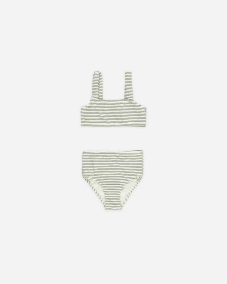 Brently Bikini | Sage Stripe | Rylee & Cru