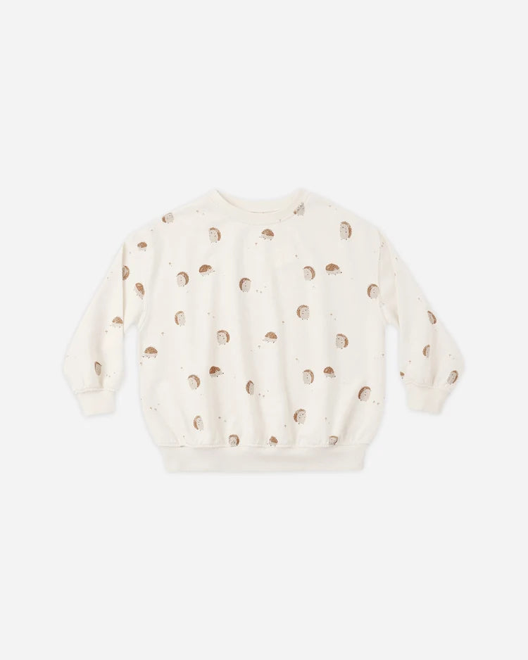Relaxed Sweatshirt | Hedgehog | Rylee & Cru