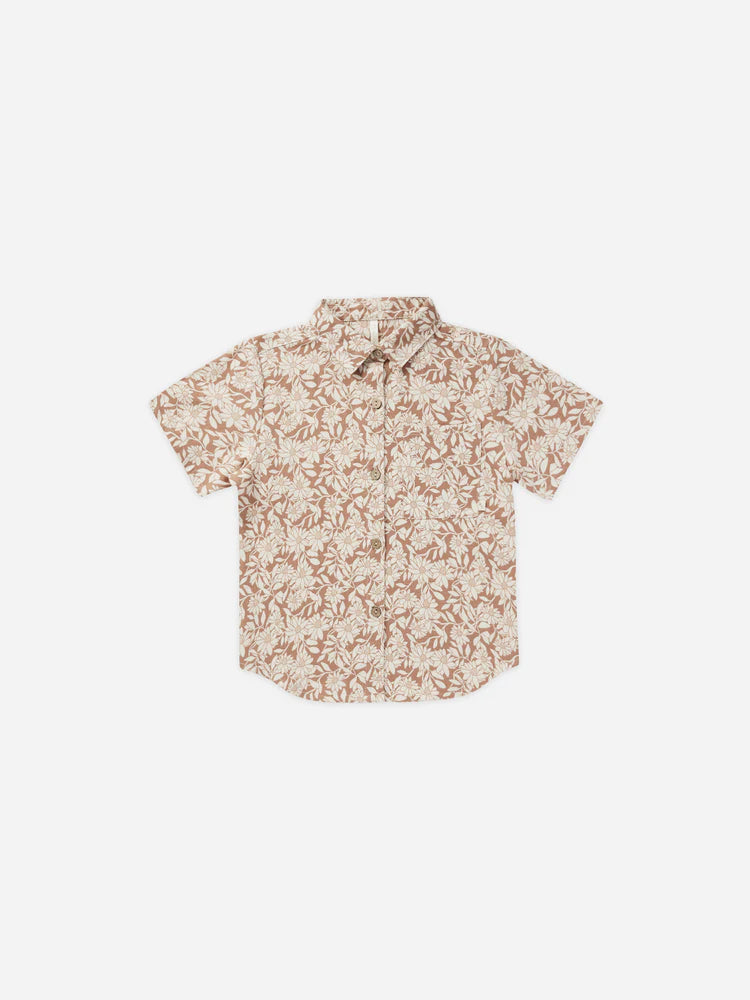 Collared Short Sleeve Shirt | Rylee & Cru | Plumeria
