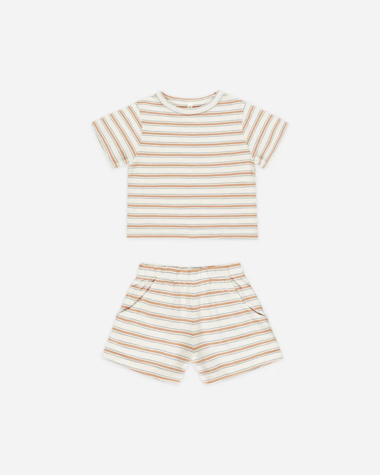 Play Set | Grapefruit Stripe | Rylee & Cru