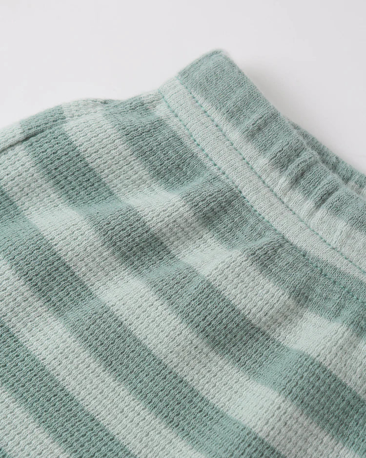 Summer Waffle Set | Sea Green Stripe | Rylee & Cru