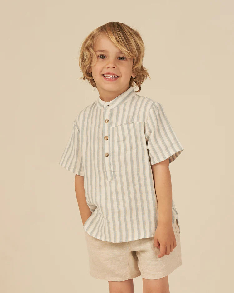 Mason Shirt | Rylee & Cru | Ocean Stripe