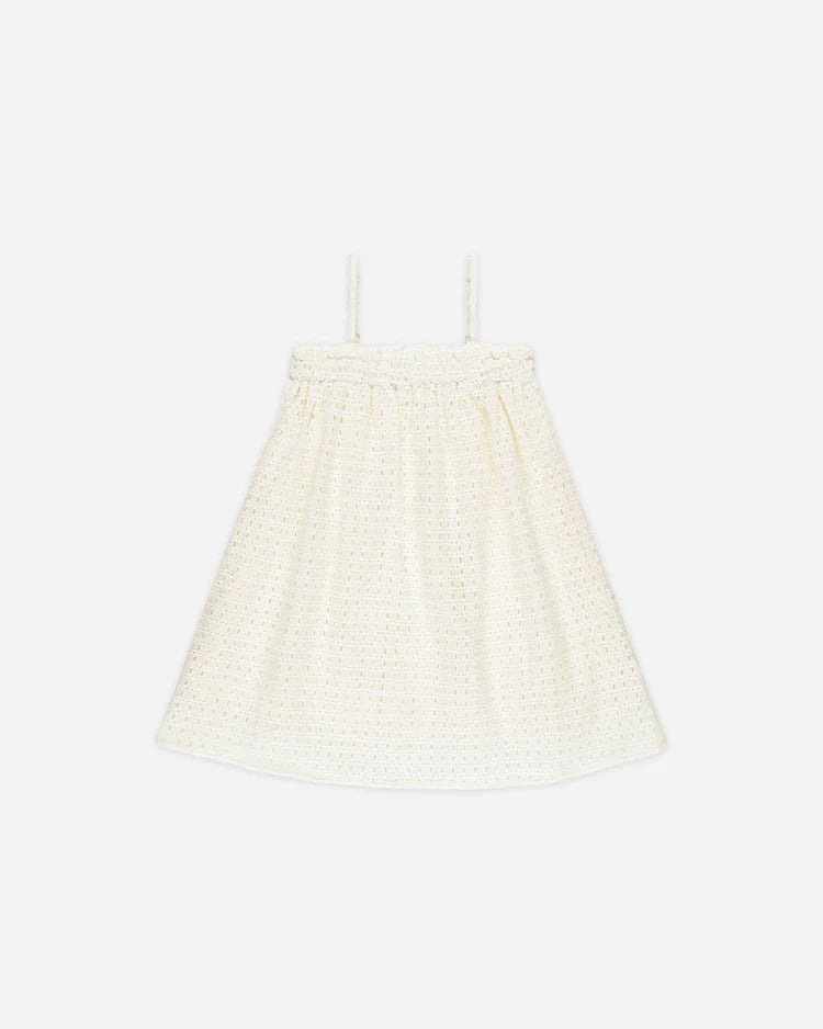 Sahara Mini Dress | Ivory | Rylee & Cru