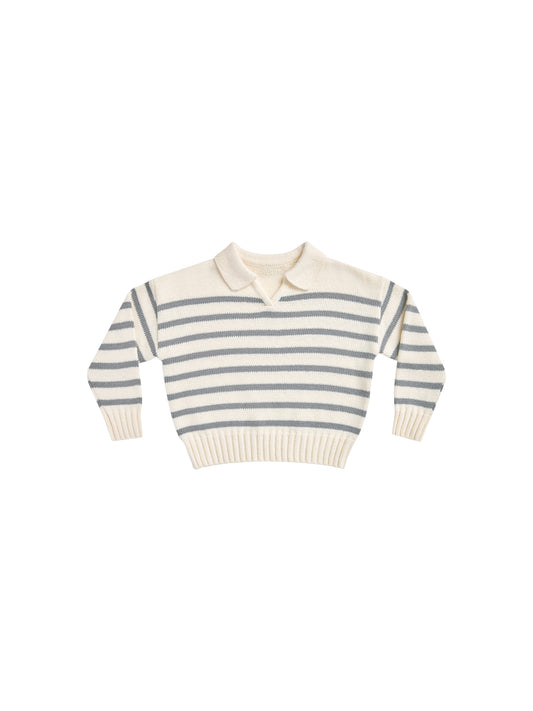 Collared Sweater | Rylee & Cru | Stripe