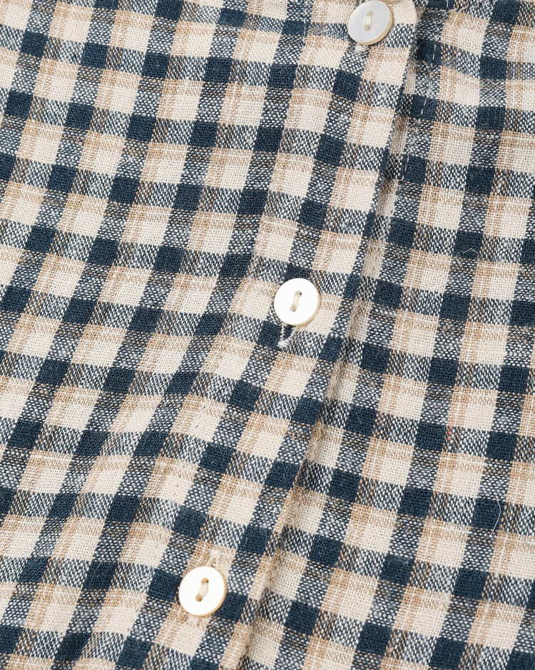 Camille Dress | Navy Check | Rylee & Cru