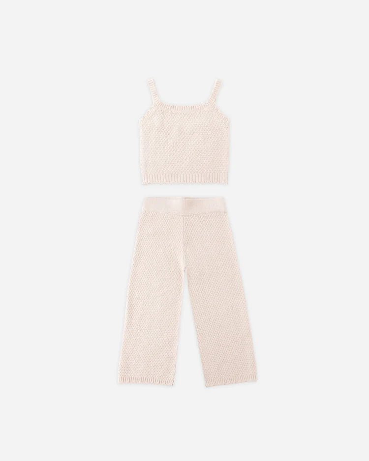 Knit Lounge Set | Heathered Petal | Rylee & Cru