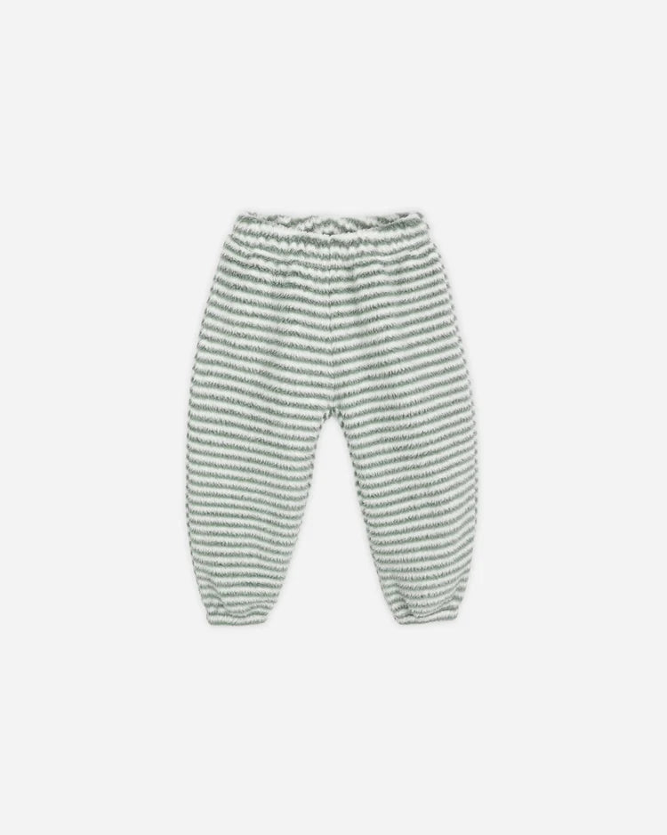 Relaxed Sweatpant | Evergreen Stripe | Rylee & Cru