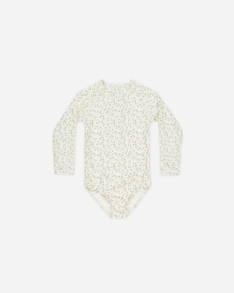 Delphine Rashguard One-Piece | Lemons | Rylee & Cru