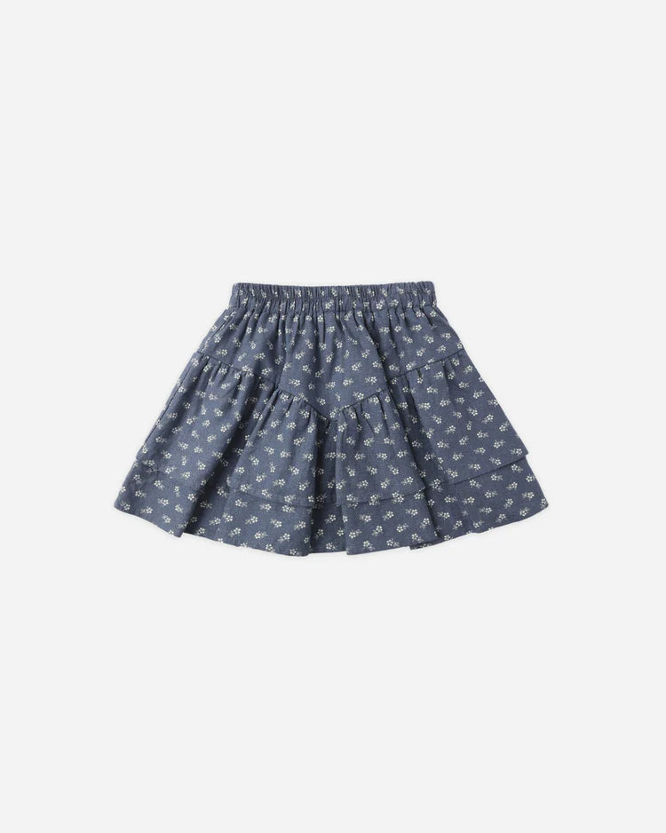 Tiered Mini Skirt | Ditsy | Rylee & Cru