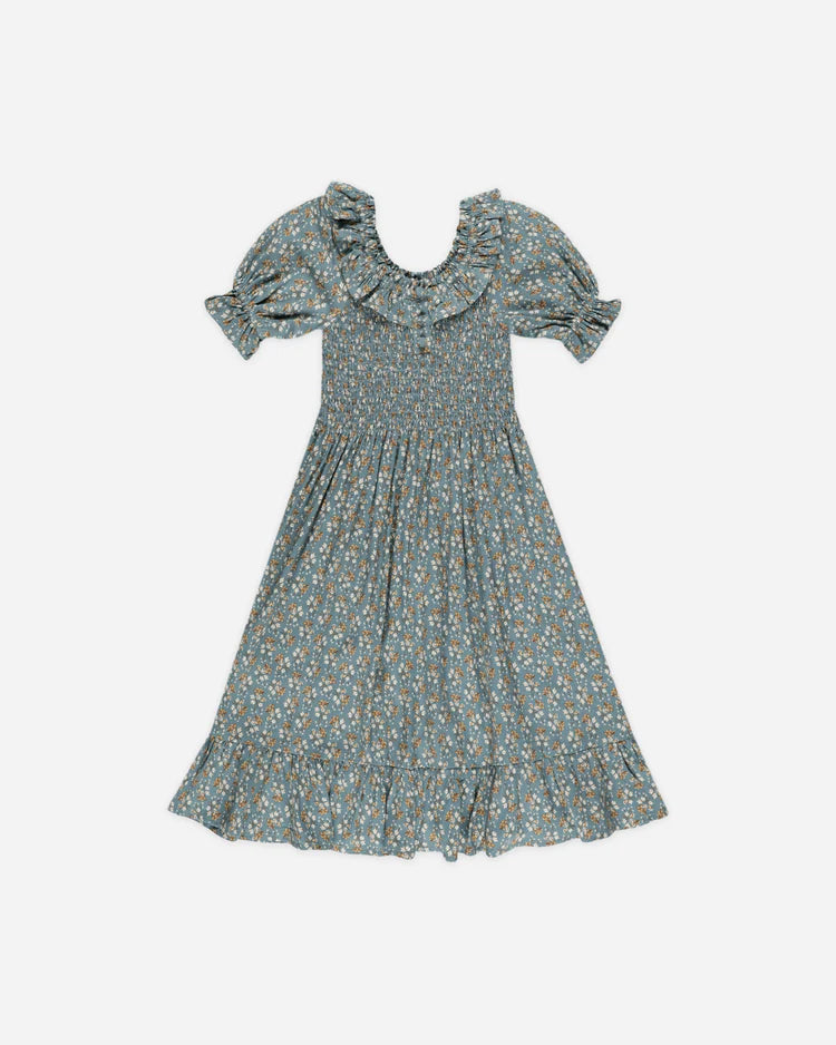 Lexi Dress | Blue Floral | Rylee & Cru