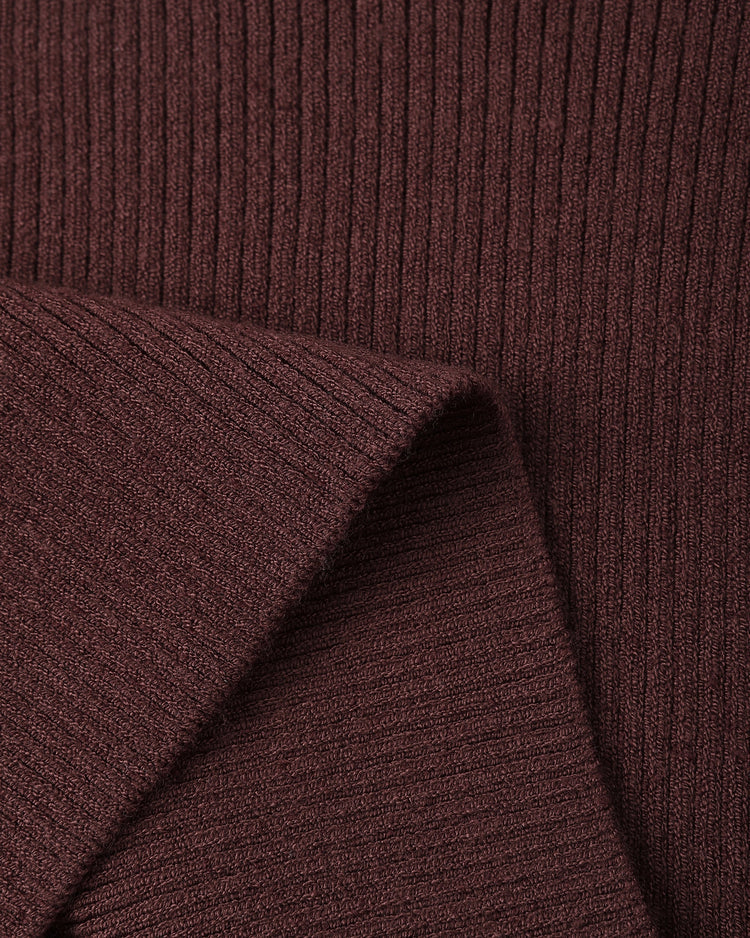 Scallop Tee | Burgundy | Rylee & Cru