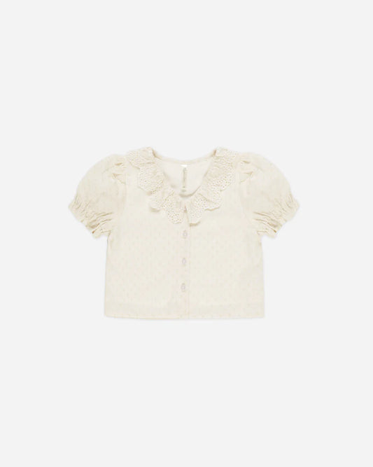 Bella Blouse and short set | Natural | Rylee & Cru