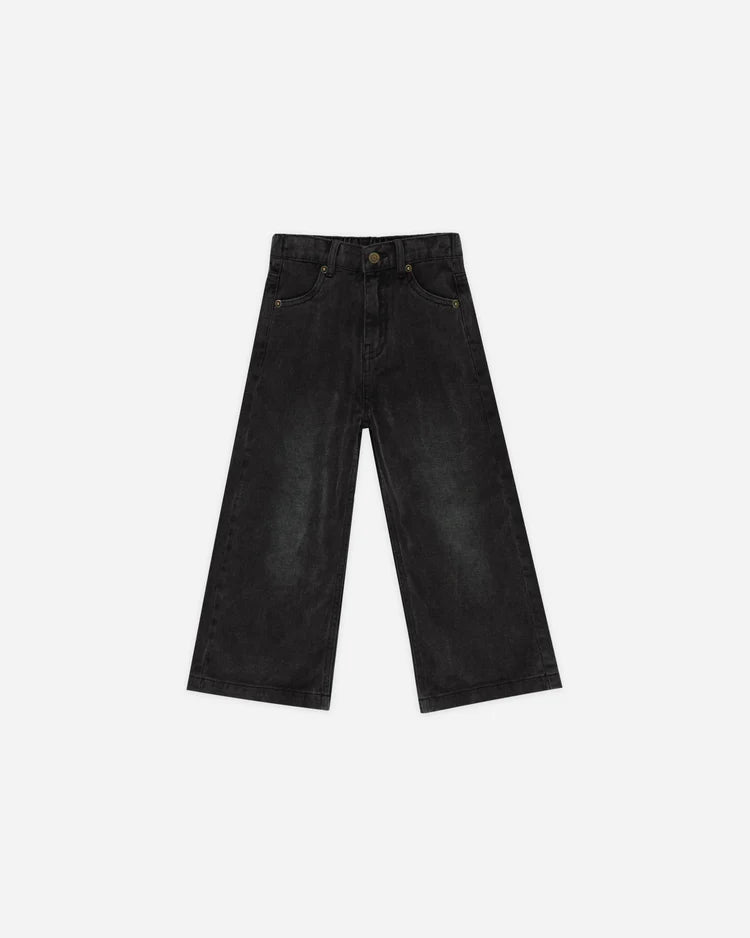 Straight Leg Pant | Washed Black | Rylee & Cru