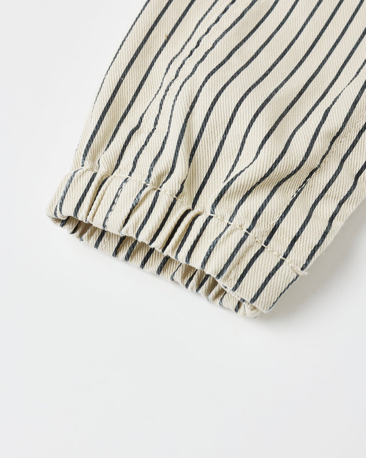 Cargo Baby Overall | Navy Pinstripe