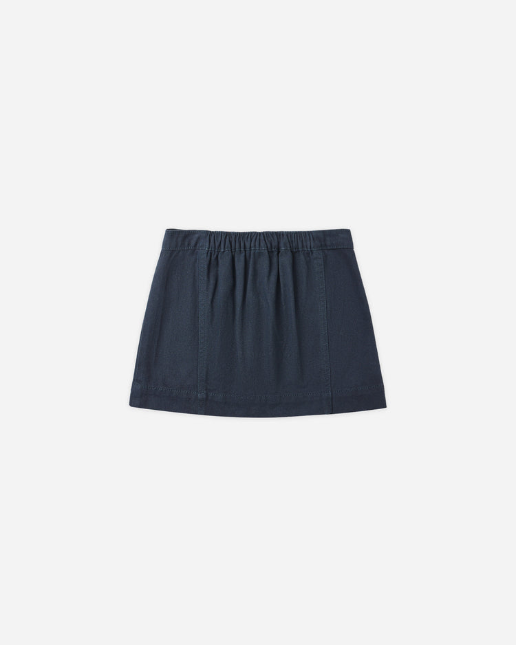Denver Mini Skirt | Indigo Denim | Rylee & Cru