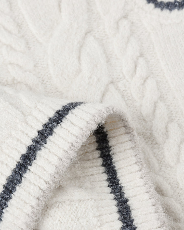 Sweater Vest | Natural | Rylee & Cru