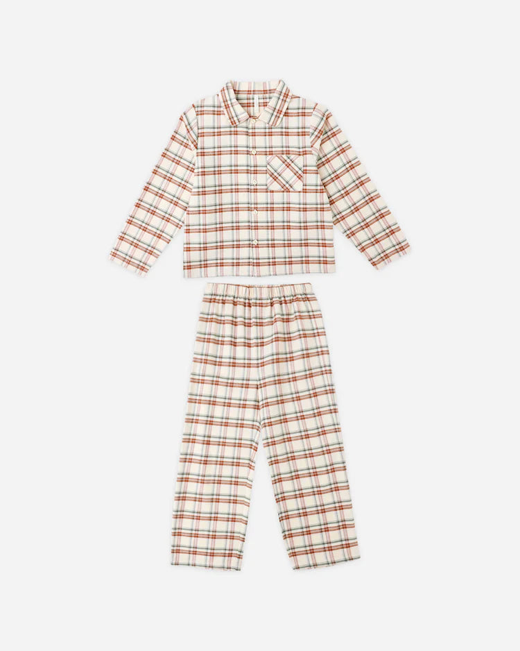 Long Sleeve Pajamas | Holiday Flannel | Rylee & Cru