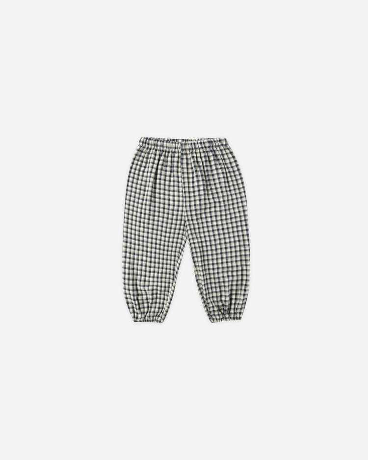 Parachute Pant | Navy Check | Rylee & Cru
