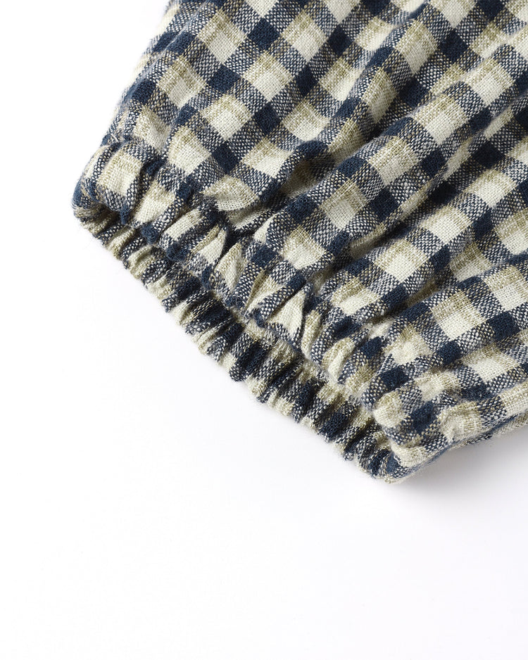 Parachute Pant | Navy Check | Rylee & Cru
