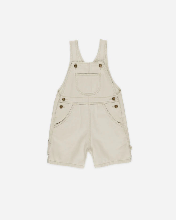Denim Shortalls | Stone | Rylee & Cru