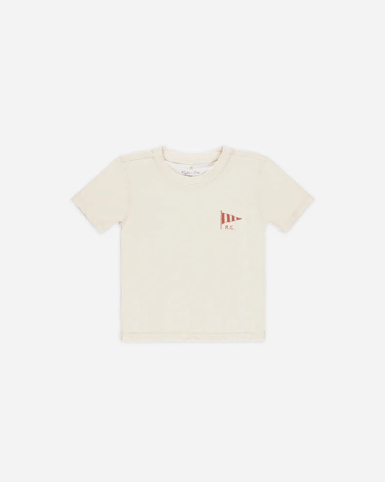Short Sleeve Rashguard | Natural | Rylee & Cru
