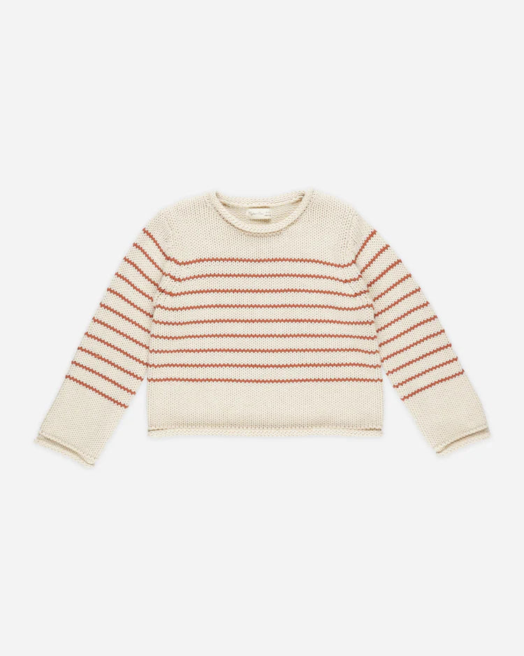 Jacques Sweater | Poppy Stripe | Rylee & Cru