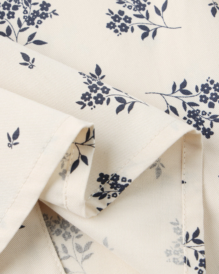 Woven Pajama Set | Blue Floral | Rylee & Cru