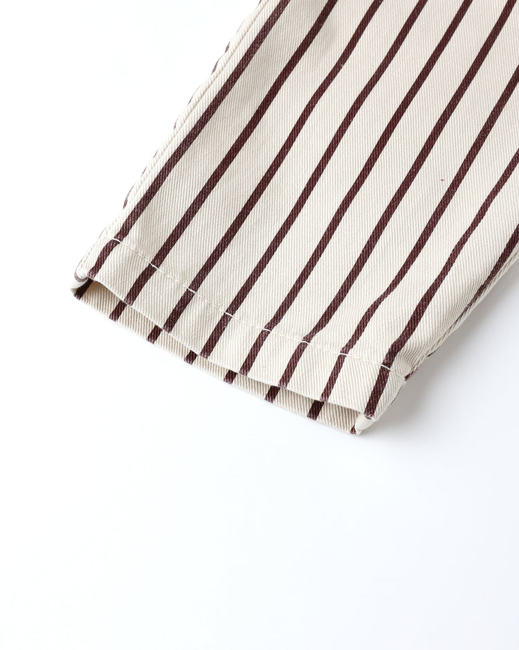Relaxed Cargo Pant | Burgundy Pinstripe | Rylee & Cru