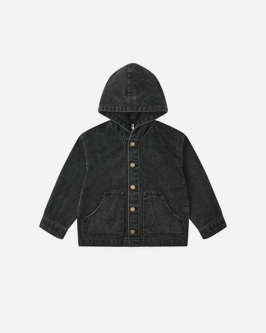 Sammy Jacket | Washed Black | Rylee & Cru