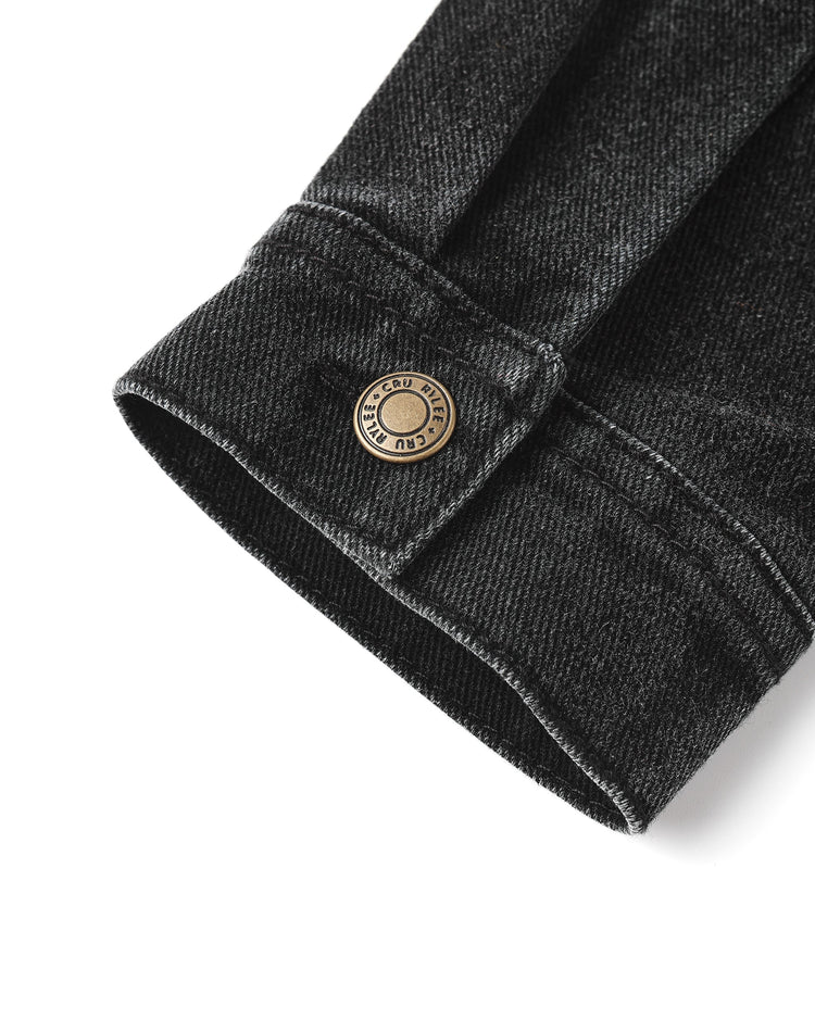 Sammy Jacket | Washed Black | Rylee & Cru