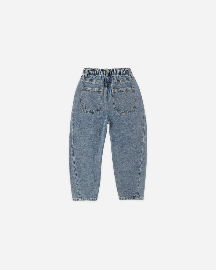 Barrel Pant | Indigo Denim | Rylee & Cru