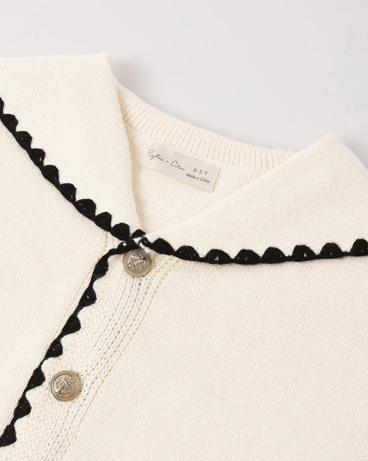 Sailor Cardigan | Natural | Rylee & Cru