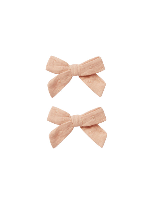 Bow With Clip | Rylee + Cru | Apricot