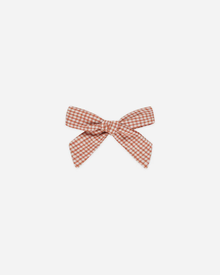 Bow | Poppy Gingham | Rylee & Cru