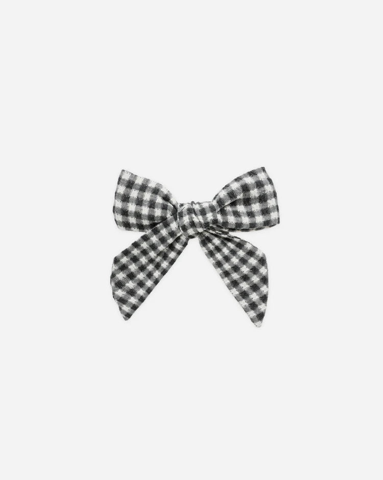 Bow | Black Gingham | Rylee & Cru
