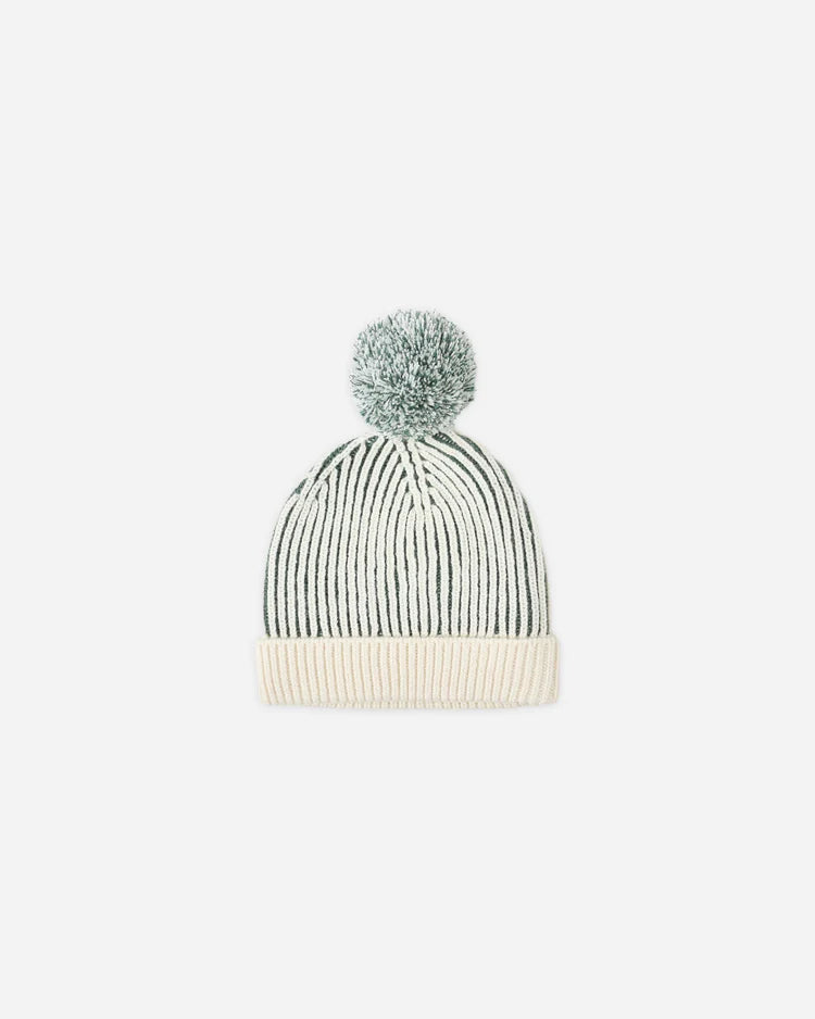 Beanie | Green Stripe | Rylee & Cru