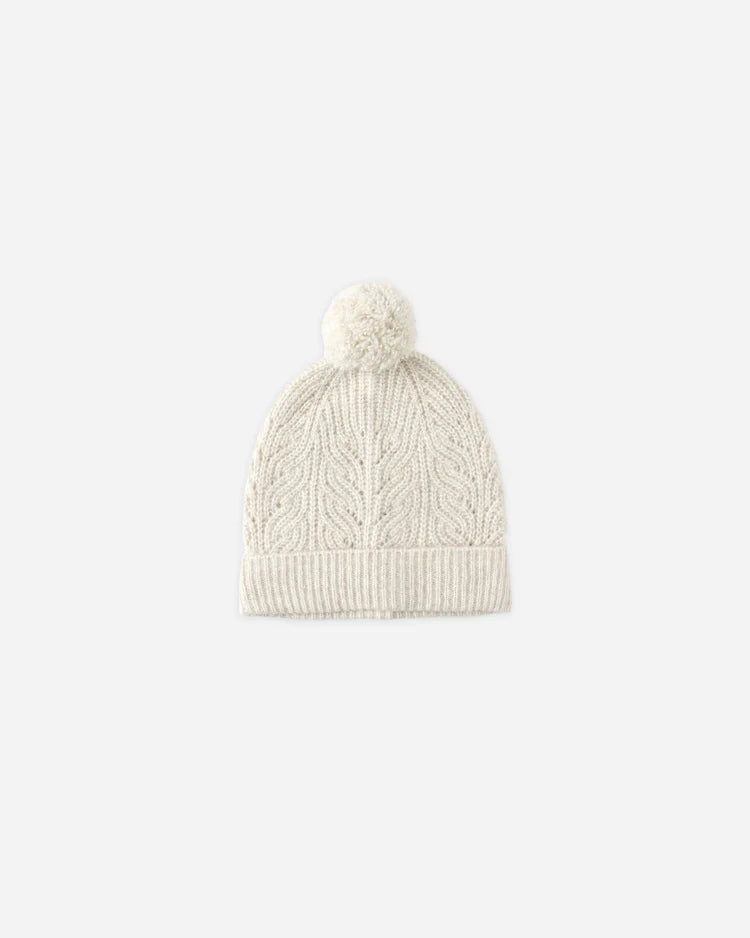 Beanie | Heathered Oatmeal | Rylee & Cru