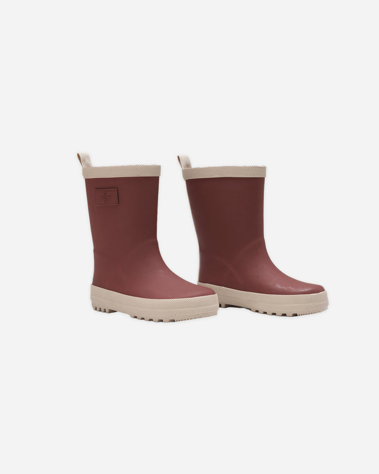 Rainboot | Burgundy | Rylee & cru