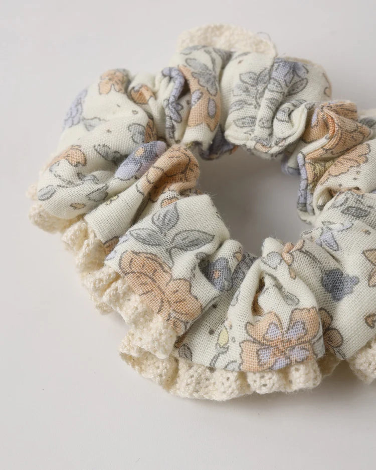 Scrunchie Set | Green Gingham + Bloom | Rylee & Cru