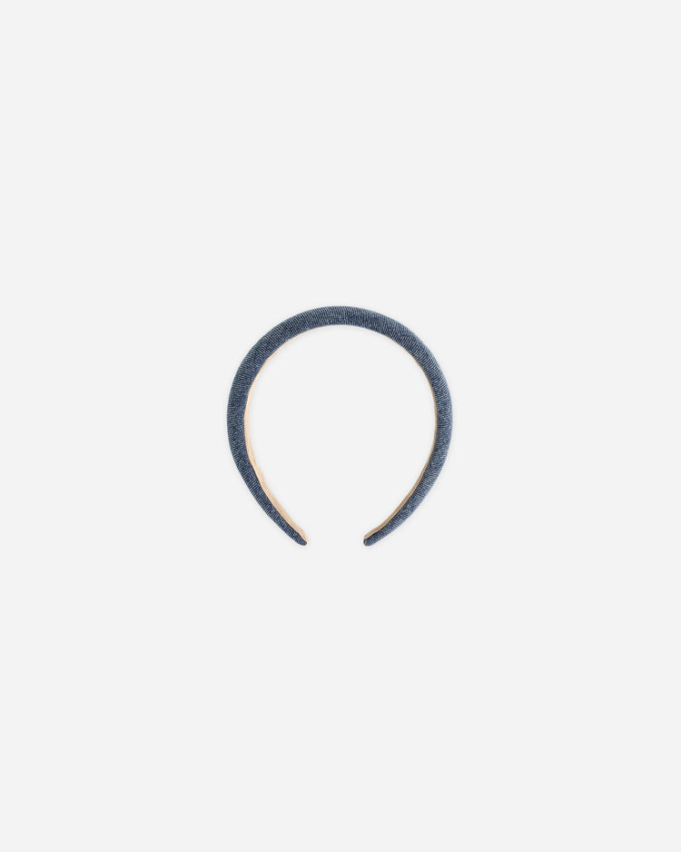 Padded Headband | Indigo Denim | Rylee & Cru