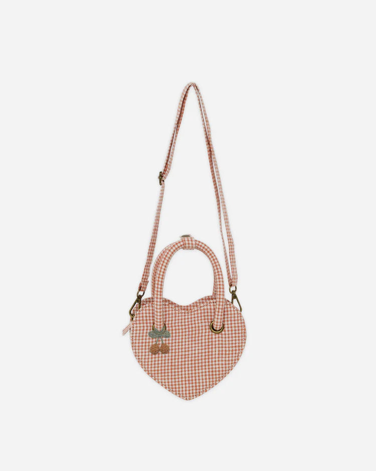 Heart Purse | Poppy Gingham | Rylee & Cru